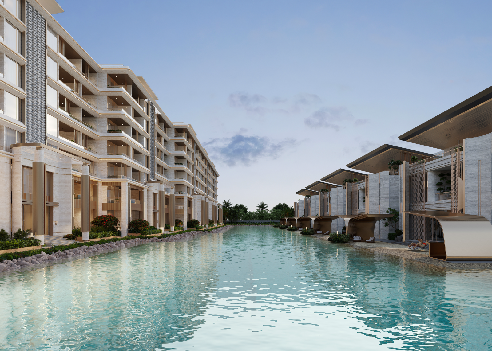 luxury garden residence with private infinity pool